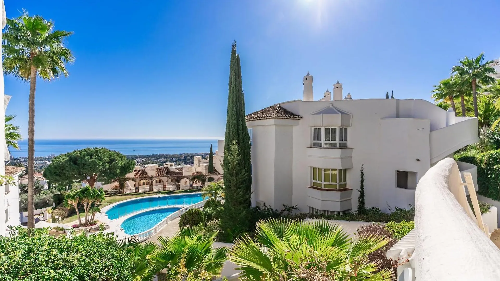 Appartement Mijas Met Geweldig Zeezicht Spanyolország